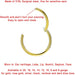 FANSING 316L Surgical Steel Hinged Nose Rings Hoop 20G 18G 16G 14G 12G 10G 8G 6G, Diameter 5Mm to 22Mm, Gold - Rose Gold - Silver - Black - Blue - Rainbow