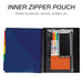 5 Subject Spiral File Folder Organizer / 5 Dividers with Pockets / Multi Pocket Folder / Document Holder / Paper Organizer / Customizable Front Cover / 10 Total Pockets