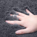 Clearance Household Supplies Solid Color 3 Piece Bathroom Rug Set Bathroom Toilet Carpet Anti-Slip Mat Solid Color Bathroom Toilet Floor Mat
