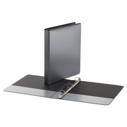 Economy round Ring View Binder, 1" Capacity, Black