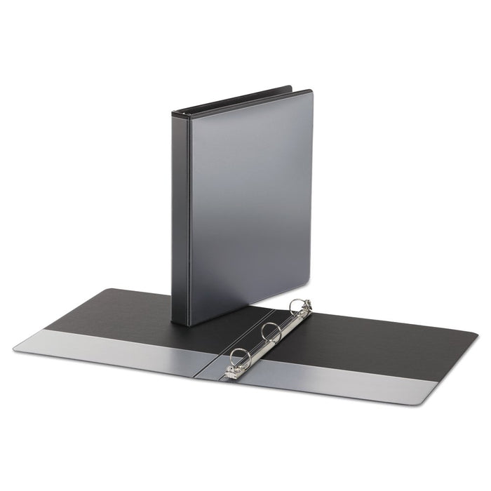 Economy round Ring View Binder, 1" Capacity, Black