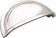 Amerock | Cabinet Cup Pull | Satin Nickel | 3 Inch (76 Mm) Center to Center | Cup Pulls | 5 Pack | Drawer Pull | Drawer Handle | Cabinet Hardware