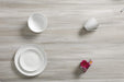 Gibson Home Zen Buffet Porcelain Dinnerware Set, Service for 6 (30Pcs), White (Coupe)
