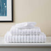 Mainstays Performance Textured Bath Sheet, 62" X 30", Arctic White