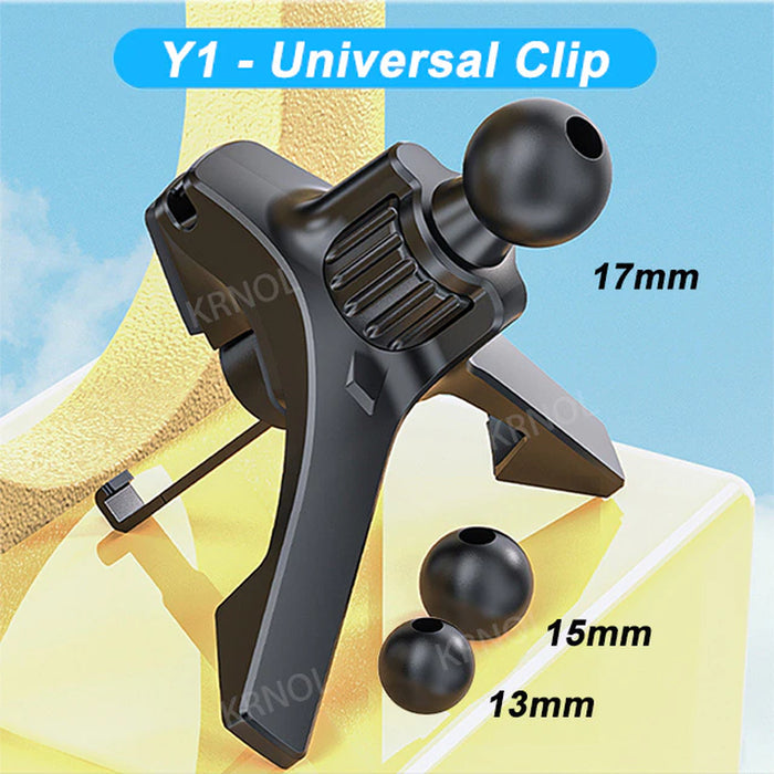 Upgrade Air Vent Clip for Car Phone Holder Stand 17Mm 15Mm 13Mm Ball Head for Air Outlets Auto Telephone Support Mount Bracket