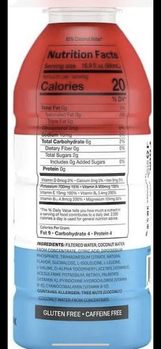 Prime Hydration Drinks Ice Pop 16.9Oz Bottles 12-Pack Rare!