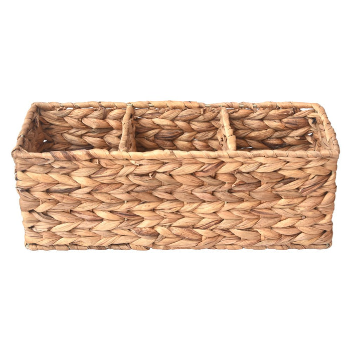 Better Homes & Gardens Woven Water Hyacinth Tank Basket, Natural