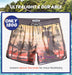 Mens Boys Short 80S 90S Vintage Swim Trunks with Mesh Lining Quick Dry Swim Suits Board Shorts