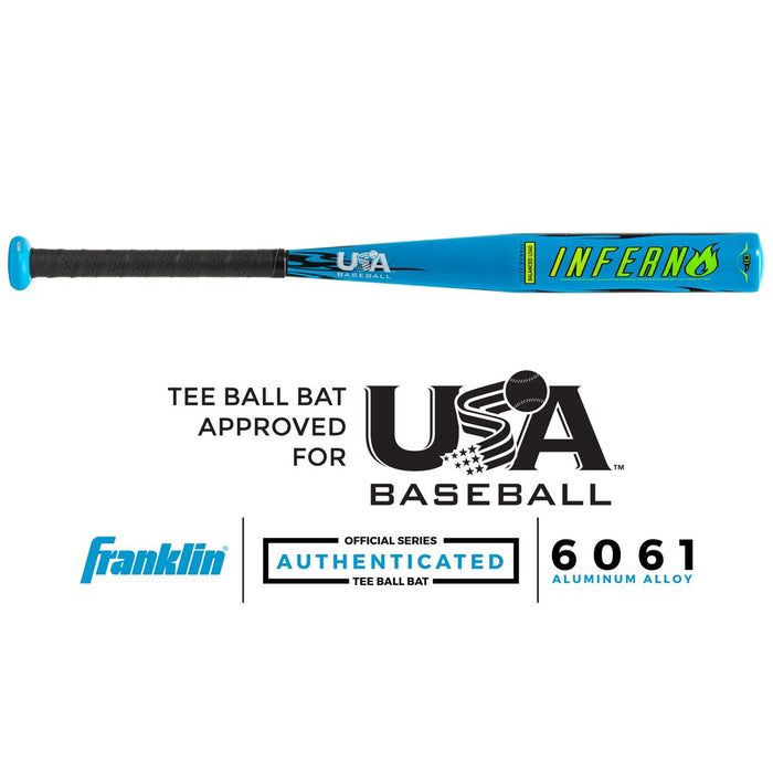 Baseball Inferno Teeball Set - Bat (25"), Glove & Ball Set