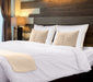 Bed Pillows for Sleeping Queen Size (Beige), Set of 2, Cooling Hotel Quality, Gusseted Pillow for Back, Stomach or Side Sleepers