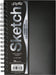 Ucreate Poly Cover Sketch Book, Heavyweight, 9" X 12", Black, 75 Sheets