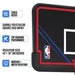 NBA Official 44 In. Portable Basketball System Hoop with Polyethylene Backboard