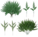 50PCS Christmas Tree Filler Branches, Christmas Artificial Pine Branches, Christmas Artificial Evergreen Branches for Christmas DIY Garland, Christmas Tree Fillers, Present Decor Christmas Decorations