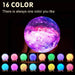Moon Lamp Inches Galaxy Lamp Night Light 16 Colors LED Moon Light with Stand Remote Touch Control and USB Rechargeable Home Décor(5.9 Inches)