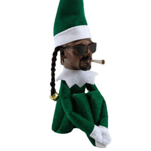Funny Resin Sculpture Widely Use Green Pop Snoop Dogg Realistic Doll Figurine for Home