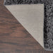 Mainstays Solid Casual Gray Shag Area Rug, 5'X7'