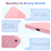 Wireless Charger, 15W Max Fast Charging Pad with USB-C for Iphone, LG, Galaxy , Airpods Pro , Pink