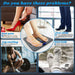 Foot Massager Mat - Foot Massager Pad for Pain Plantar Relief, Muscle Relaxation, Foldable Legs & Feet Massager with 8 Modes, 19 Levels - Intelligent Wireless Fitness Apparatus Model AST-301