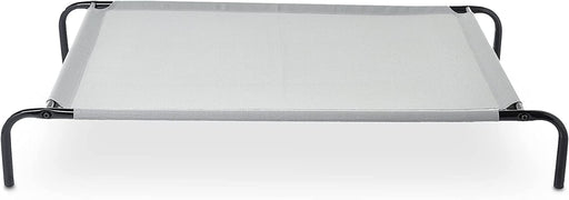 Cooling Elevated Dog Bed with Metal Frame, Large, 51 X 31 X 8 Inches, Grey