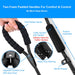 Slip Lead Dog Leash, Anti-Choking with Traffic Padded Two Handles, Reflective Strong Sturdy Heavy Duty Rope Leash, 6FT Dog Training Leash for Medium Large Dogs(6' Black)