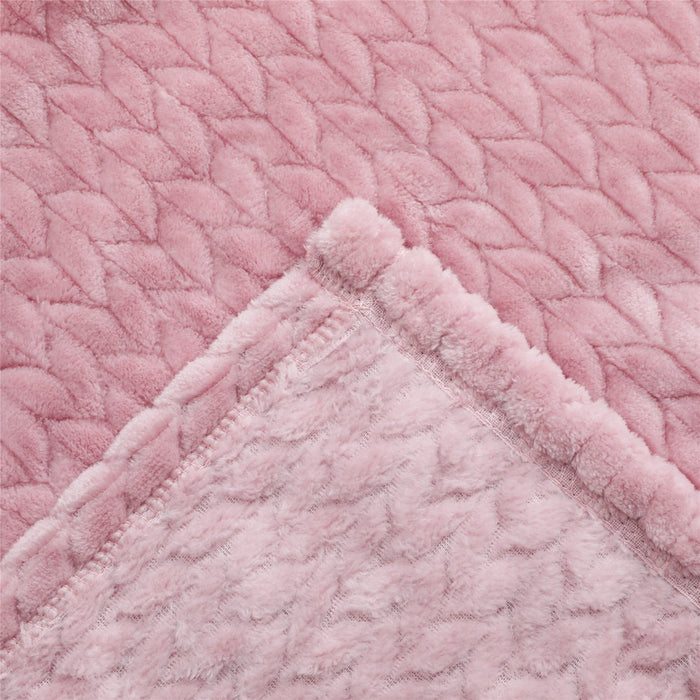 Better Homes & Gardens Pink Velvet Plush Throw, 50" X 72"