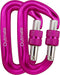 Hammock Carabiner Clip,12Kn 7075 Aluminium Alloy Carabiners,Heavy Duty Clips 2645Lbs/1200Kg,Perfect Gear for Hammocks Camping Hiking Keyring and Utility