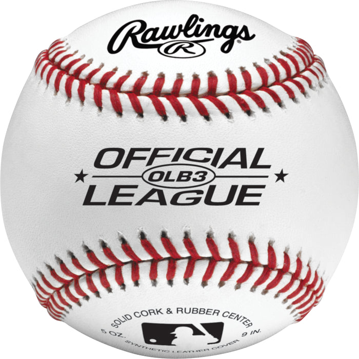 8U Official League OLB3 Practice Youth Baseballs in Mesh Bag, 12 Pieces