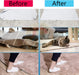 8 Pack Rug Gripper, Reusable Washable Rug Tape, Double Sided Non-Slip Rug Pads Carpet Stickers for Hardwood Floors, Area Rugs, Tile