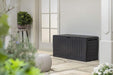 Marvel plus 71 Gallon Resin Outdoor Box for Patio Furniture Cushion Storage, Brown
