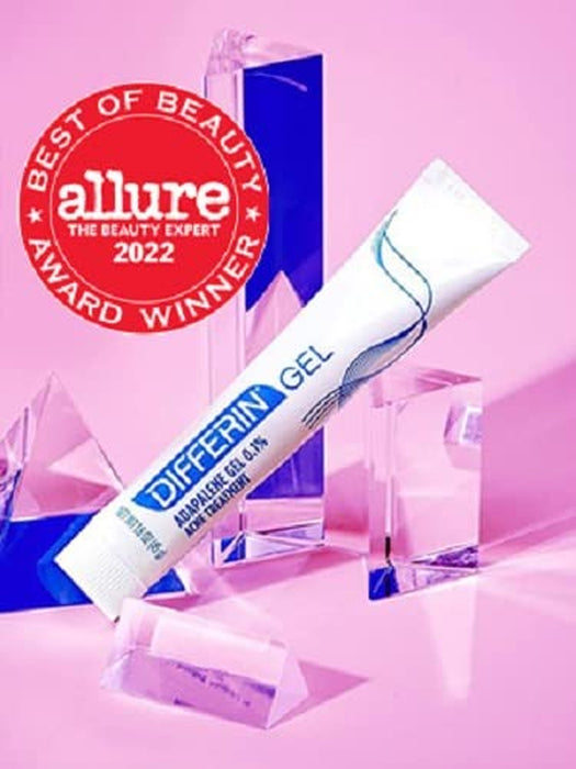Acne Treatment Differin Gel, 30 Day Supply, Retinoid Treatment for Face with 0.1% Adapalene, Gentle Skin Care for Acne Prone Sensitive Skin, 15G Tube (Packaging May V