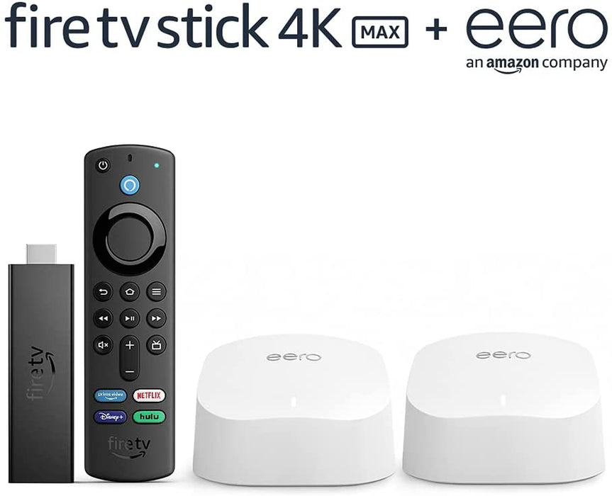 Fire TV Stick 4K Max Streaming Device, Wi-Fi 6, Alexa Voice Remote (Includes TV Controls)