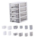Transparent Table Drawer Home Office Paper Files Gadgets Makeup Tools Storage Box Multiple Layer Desk Organizer Case