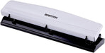 Bostitch Office 3 Hole Punch, 12 Sheet Capacity, All-Metal, Silver