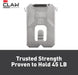CLAW 3PH45M-4ESF Drywall Picture Temporary Spot, Holds 45 Lbs, 4 Hangers, 4 Markers/Pack, 4 Pack, Silver