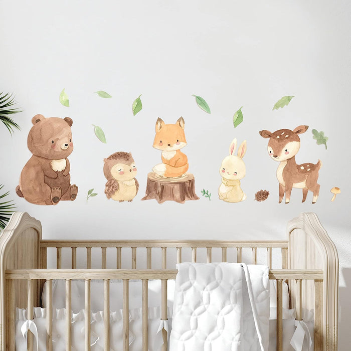 Woodland Animals Wall Decals | Animal Wall Decals | Nursery Wall Decal | Woodland Wall Decor | Nursery Decor | Woodland Wall Decal | Woodland Nursery Decor