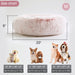 Calming Dog Bed & Cat Bed, Anti-Anxiety Donut Dog Cuddler Bed, Warming Cozy Soft Dog round Bed, Fluffy Faux Fur Plush Dog Cat Cushion Bed for Small Medium Dogs and Cats (20"/24"/27"/30")