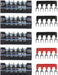 Terminal Block and Strip - 12Pcs (6 Sets) 4 Positions Dual Row 600V 25A Screw Terminal Strip Blocks with Cover + 400V 25A 4 Positions Pre-Insulated Terminals Barrier Strip Black & Red