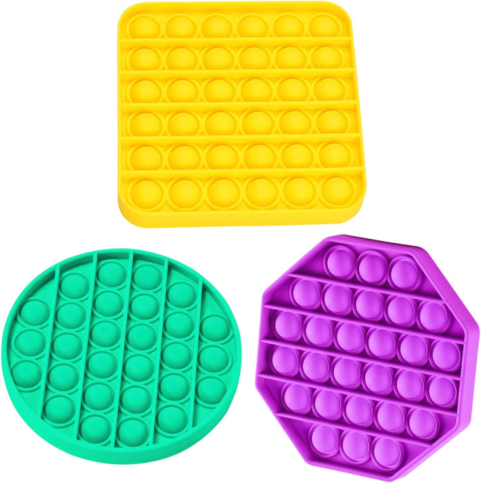 Push Pop Bubble Fidget Slug Sensory Toy - for Autism, Stress, Anxiety - Kids and Adults (Slug)