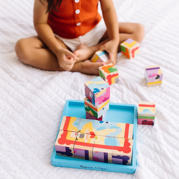 Blue'S Clues & You! Wooden Cube Puzzle (16 Pieces)
