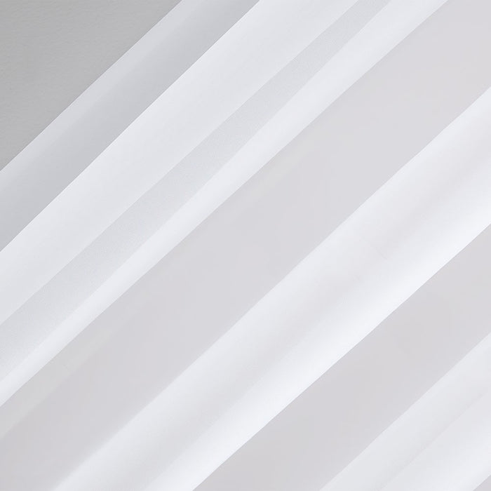 Mainstays Marjorie Sheer Voile Curtain, Single Panel, 59"W X 84"L, White
