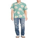No Boundaries Men'S and Big Men'S Rayon Shirt with Short Sleeves