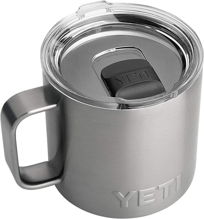 Rambler 14 Oz Mug, Vacuum Insulated, Stainless Steel with Magslider Lid, Stainless