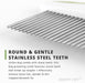 Dog Comb for Removes Tangles and Knots - Cat Comb for Removing Matted Fur - Grooming Tool with Stainless Steel Teeth and Non-Slip Grip Handle - Best Pet Hair Comb for Home Grooming Kit - Ebook Guide