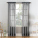 Mainstays Marjorie Sheer Voile Curtain, Single Panel, 59"W X 63"L, Gray