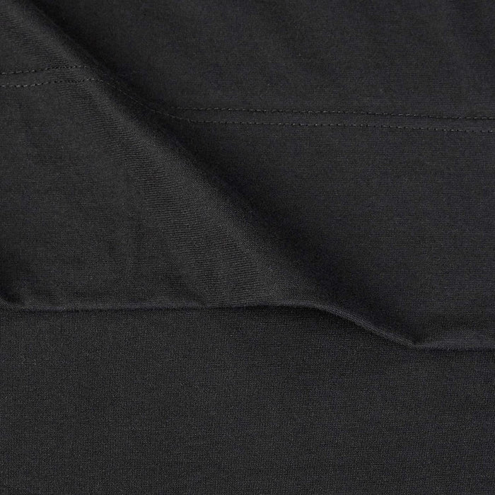 Cotton Jersey Bed Sheet Set - Full, Black