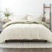 Sage & Ivory down Alternative, 3-Piece Reversible Comforter Set, Full/Queen, by Noble Linens