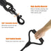 Double Dog Leash, TSV Dual Dog Walking Leash No Tangle 360° Swivel, Shock Absorbing Training Leash with Foam Soft Handle, Heavy Duty Dual Leash for Two Dogs, 70.87In Double-Head Pet Traction Rope