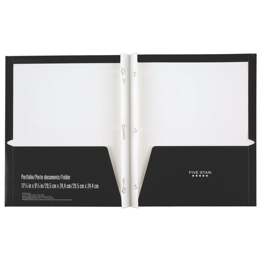 Five Star Pocket and Prong Two Pocket Paper Folder, Assorted Colors (34135)