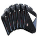 Case It 2" D-Ring Zipper Binder with 13.3" Tablet Pouch, Black, LT-007
