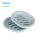 2Pcs Soap Dish with Drain, Soap Holder with Water Tray, Easy Cleaning Soap Saver Dry Stop, Mushy Soap Tray for Shower Bathroom Kitchen, Grey/Green/Blue/Pink